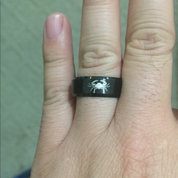 Cancer Zodiac Sign Constellation Ring - Picture 4 of 4